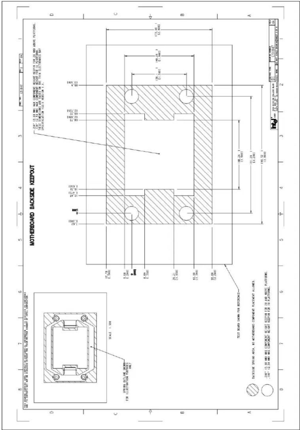 LENOVO X5260 - Boxed Processor Heat Sink Dimensions (CEK) - 3