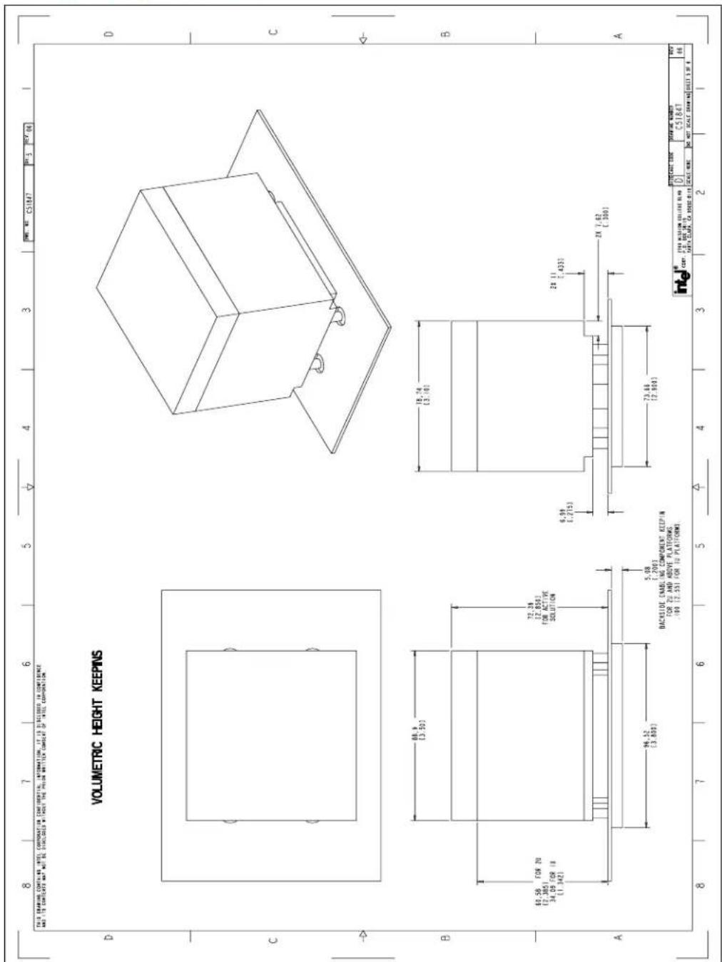 LENOVO X5260 - Boxed Processor Heat Sink Dimensions (CEK) - 5