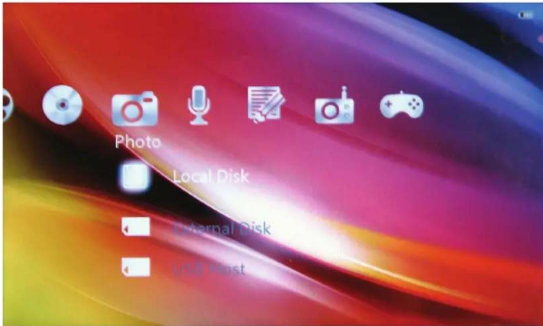 Photo Local Disk External Disk USB Host