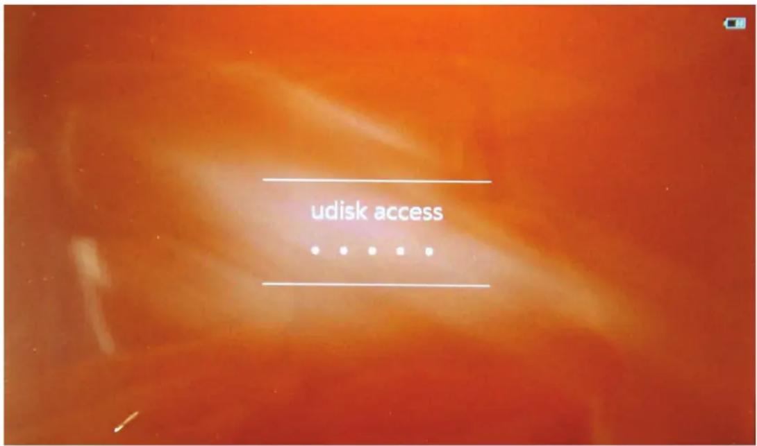 udisk access ...