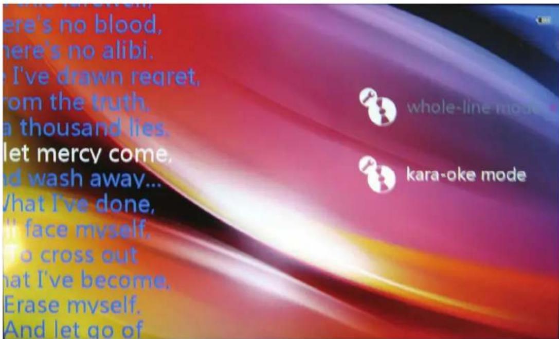 ere's no blood, here's no alibi. I've drawn regret, from the truth. a thousand lies. let mercy come, and wash away... what I've done, ll face myself. To cross out that I've become. Erase myself. And let go of whole-line mode kara-oke mode