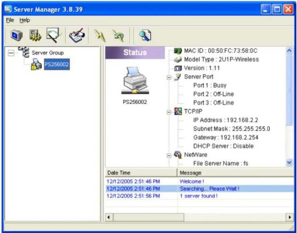 Intellinet 501507 - Search for All Available Print Server - 1