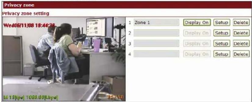 Intellinet 550260 - How to define a privacy zone - 1