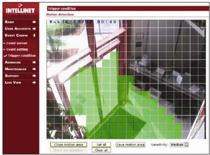 Intellinet 550260 - Configuring Motion detection - 1