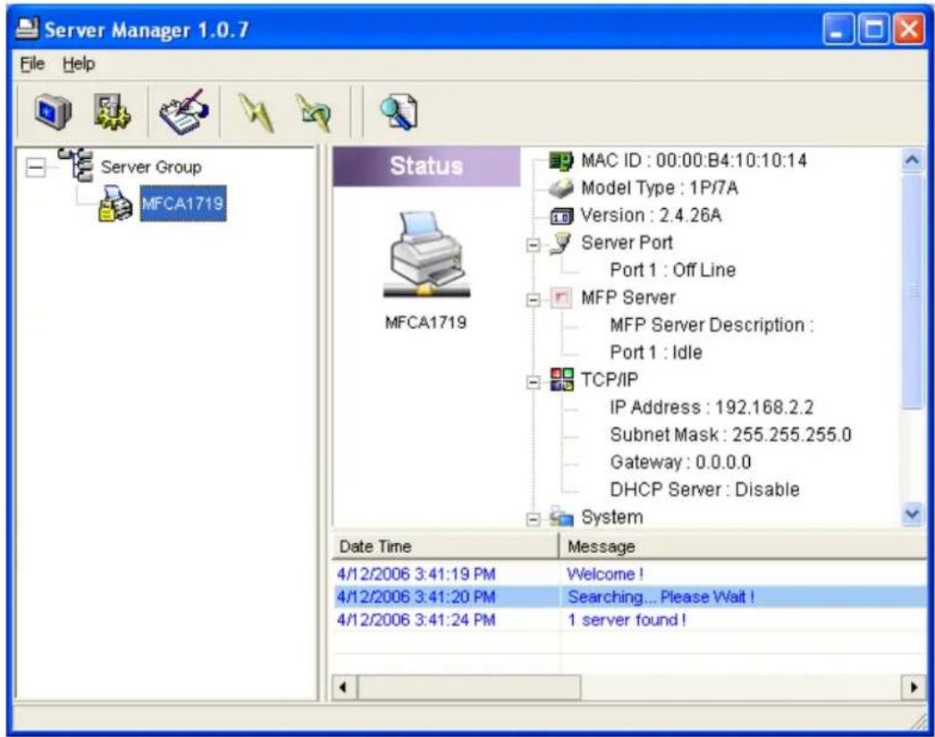 Intellinet 509015 - Search for All Available MFP Server - 1