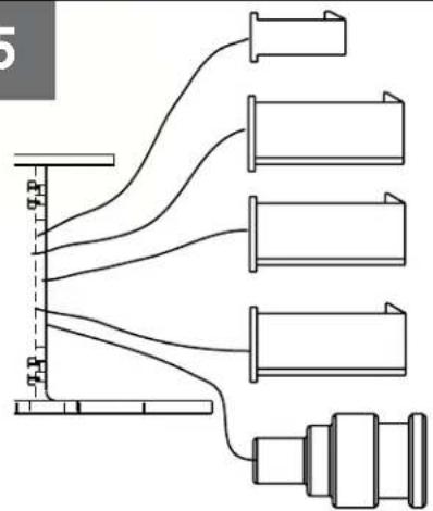 Moog Videolarm DDW10CR2 - After the wall mount is securely attached to the wall, remove the tamper resistant screws and take off the access plate. - 1