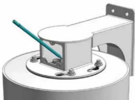 Moog Videolarm DDW10CR2 - Place the air chuck on the tank valve and begin filling until pressure relief valve opens. - 1
