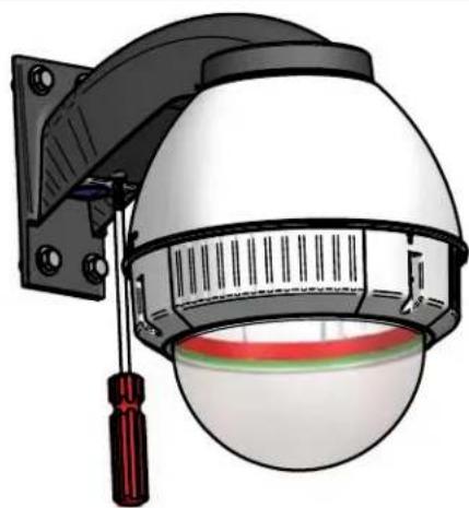 Moog Videolarm FDP7CS-3 - If using conduit connect, connect to incoming conduit fitting. - 1
