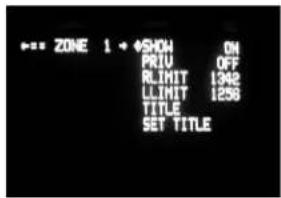 Moog Videolarm SM7T12S-3 - MENU DRIVEN SETTINGS - 6