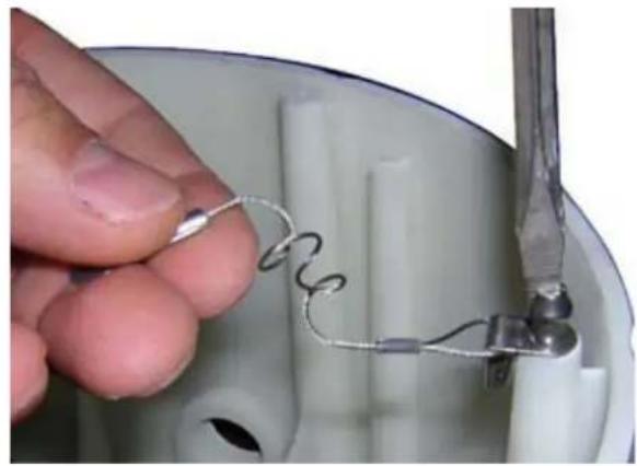Moog Videolarm SM7T12S-3 - CONNECTING THE TRIM RING ASSEMBLY TO THE HOUSING TOP: - 1
