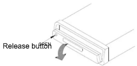 BOSS BV7338B - To Detach the Front Panel - 1