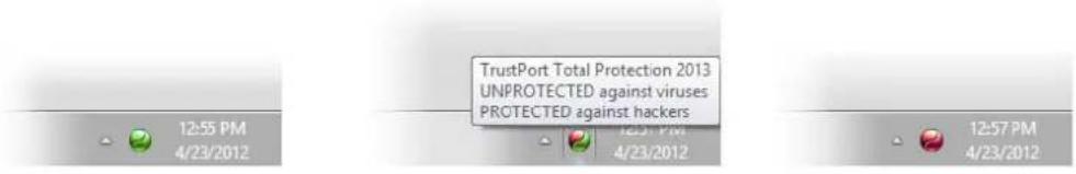 TrustPort Total Protection 2013 UNPROTECTED against viruses PROTECTED against hackers 12:55 PM 4/23/2012 12:57 PM 4/23/2012 12:57 PM 4/23/2012