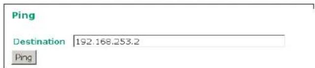Ping Destination 192.168.253.2 Ping