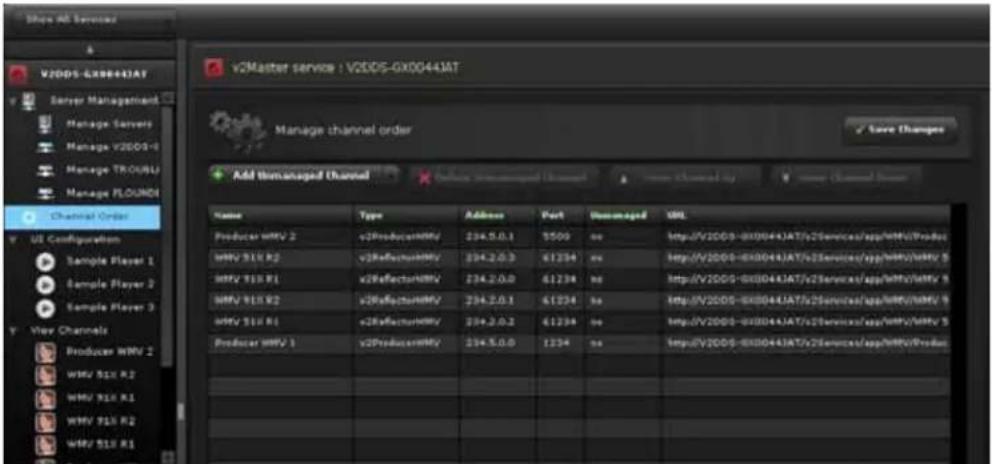 AMX Vision² Master 36TB - Changing the Channel Order - 1
