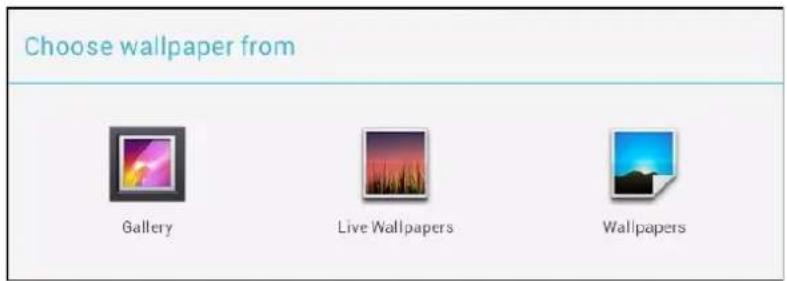 Choose wallpaper from Gallery Live Wallpapers Wallpapers