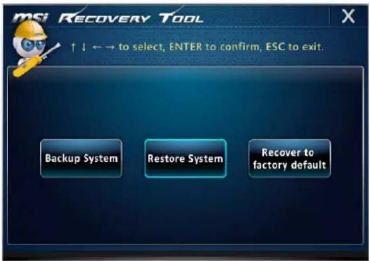 MSI Wind Top AG220 2PE-026EU-B5421H8G1T0DS81MANX - System Restore - 1