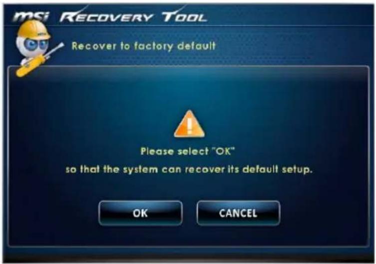 MSI Wind Top AG220 2PE-026EU-B5421H8G1T0DS81MANX - > System Recovery - 3