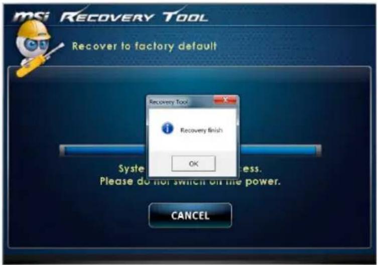 MSI Wind Top AG220 2PE-026EU-B5421H8G1T0DS81MANX - > System Recovery - 5