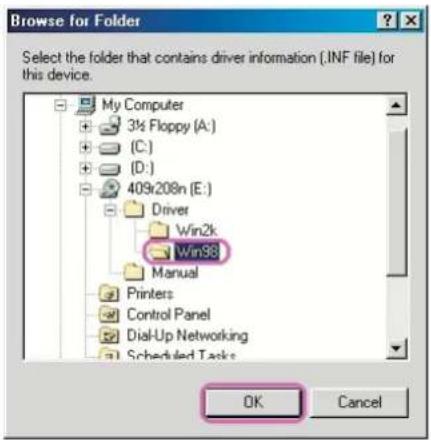 Equip USB 2.0 Frontpanel 3.5 - • 8.1 Windows 98 driver installation - 4