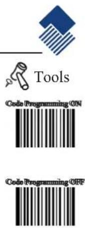 Tools Code Programming ON Code Programming OFF