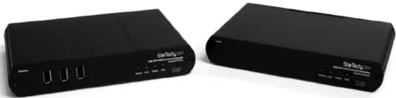 StarTech.com SV565UTPDUA - DVI USB KVM Console Extender with USB 2.0 and Audio - 500m - 1
