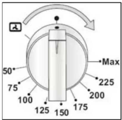 BAUMATIC BCD925IV - Thermostat control knob (main oven) - 1
