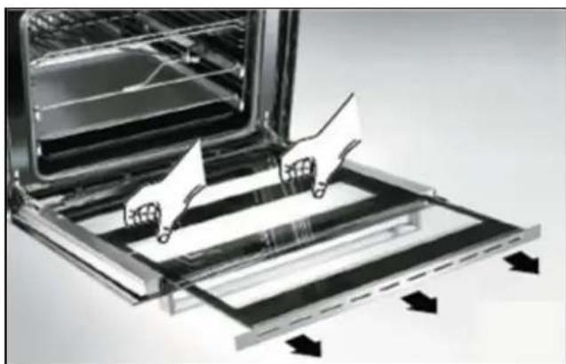 BAUMATIC BCD925IV - Removing the inner door glass for cleaning - 1