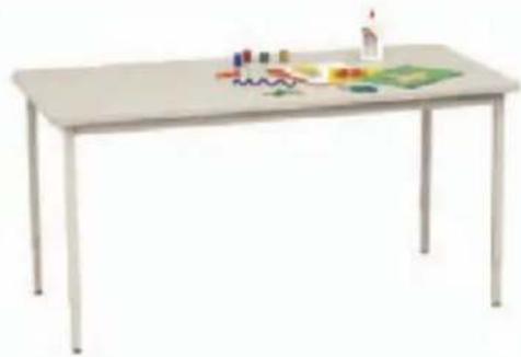 Bretford Quattro Activity QWT3636-GMQ - Quattro Work and Activity Tables - 1