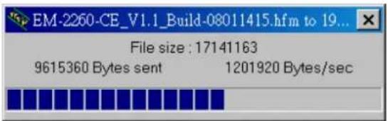 EM-2260-CE_V1.1_Build-08011415.hfm to 19... File size : 17141163 9615360 Bytes sent 1201920 Bytes/sec