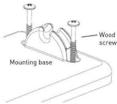 AUDIOVOX ANT800R - Orient the antenna base. - 1