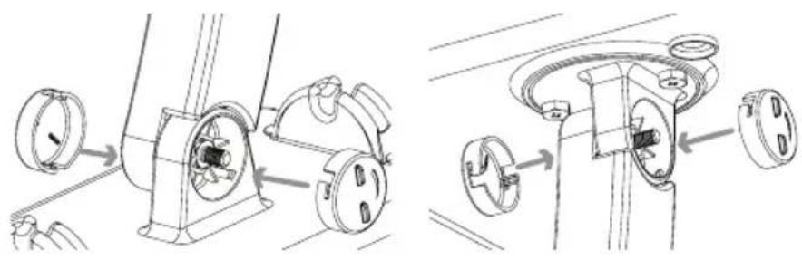 AUDIOVOX ANT800R - Tighten all screws. Attach the screw covers. - 1