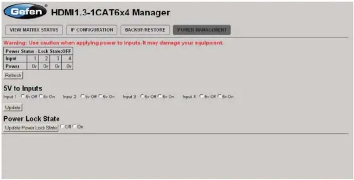Gefen EXT-HDMI1.3-CAT6-4X - POWER MANAGEMENT - 1