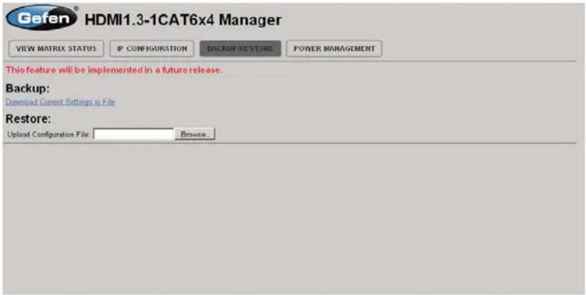 Gefen EXT-HDMI1.3-CAT6-4X - BACKUP / RESTORE - 1