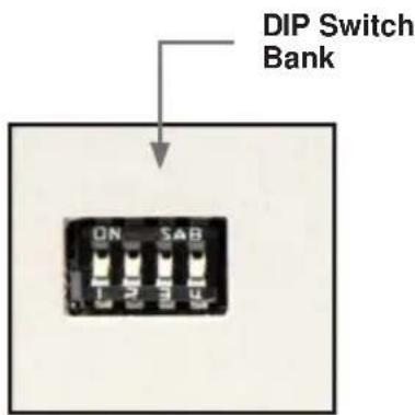Gefen EXT-HDMI1.3-CAT6-4X - DIP Switch Location (Matrix Mode / Stand-alone Mode) - 1