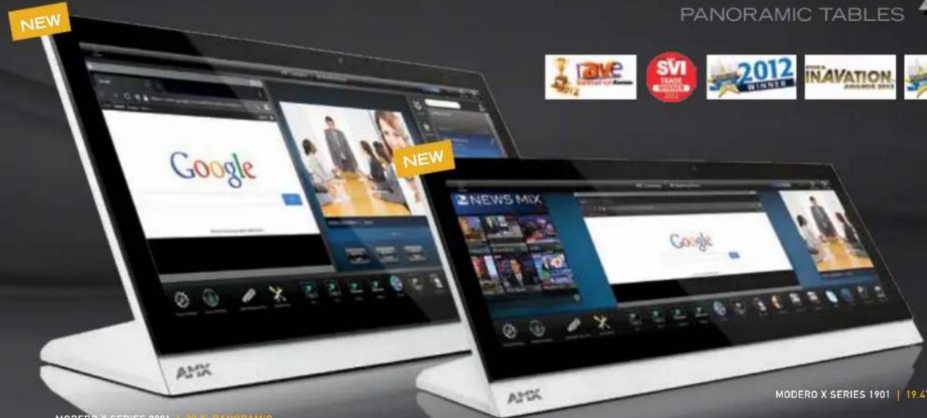 AMX HPX-AV102-RGB+A - moderox PANORAMIC TABLES - 1