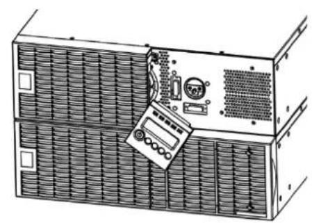 CyberPower OL8000E - Step 1: Rotate the Multifunction LCD Module - 2