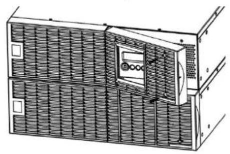 CyberPower OL8000E - Step 1: Rotate the Multifunction LCD Module - 1