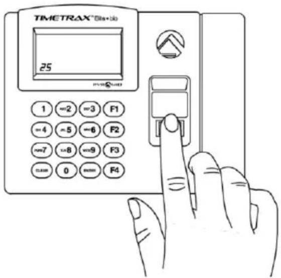 Pyramid Time Systems TTEZEK - REGISTERING AN EMPLOYEE ON THE TIMETRAX™ ELITE BIO (TTELITEEK) - 1