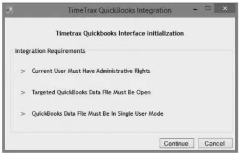Pyramid Time Systems TTEZEK - QUICKBOOKS® SETUP - 2