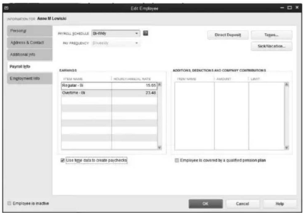 Pyramid Time Systems TTEZEK - QUICKBOOKS® SETUP - 2