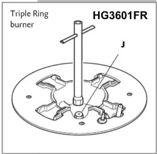 CDA HG3602 - Replacing the Burner Injectors - 2