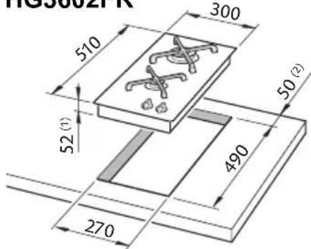 CDA HG3602 - Installation in Kitchen Cabinet with Door - 3