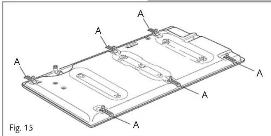 CDA HG9320 - Fastening the Hob (fig. 16) - 1