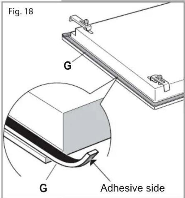 CDA HVG77 - Fastening the Cooktop - 1