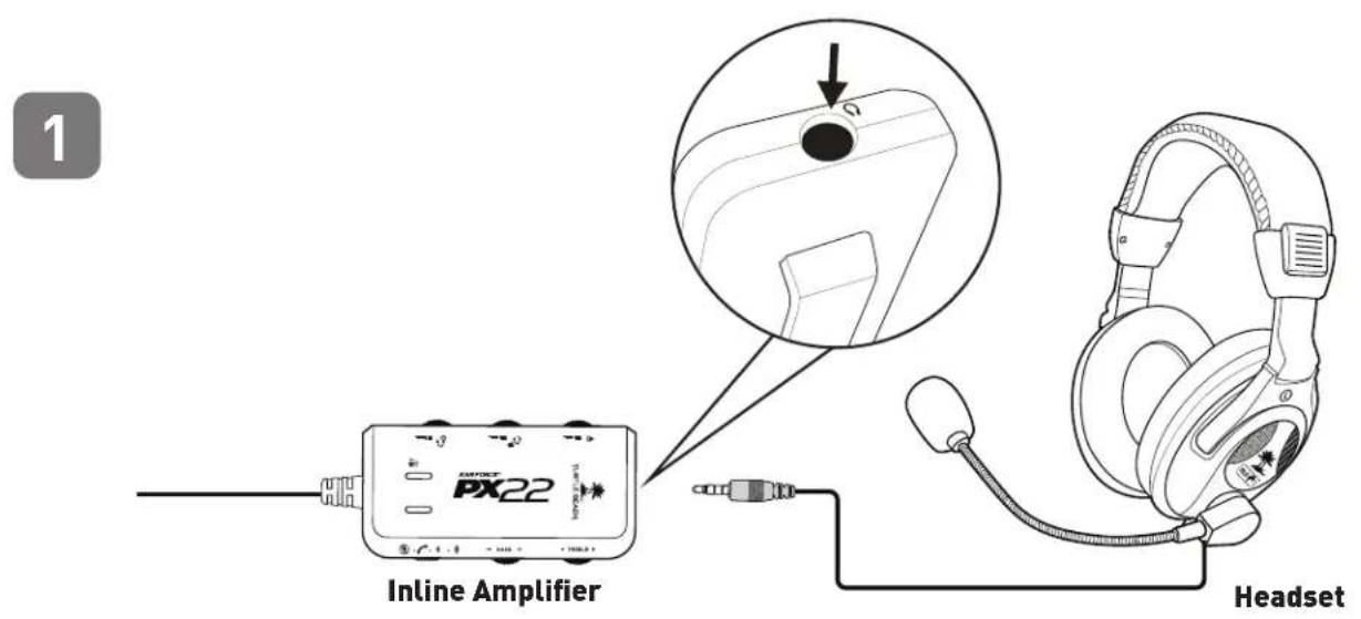 TURTLE BEACH ZBX0HW68868 - Xbox 360® Hardware Setup HDMI / RCA - 1