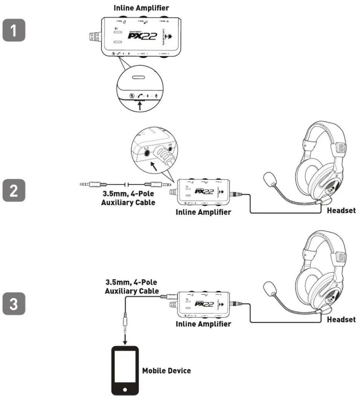 TURTLE BEACH ZBX0HW68868 - Using the Inline Amplifier - 1