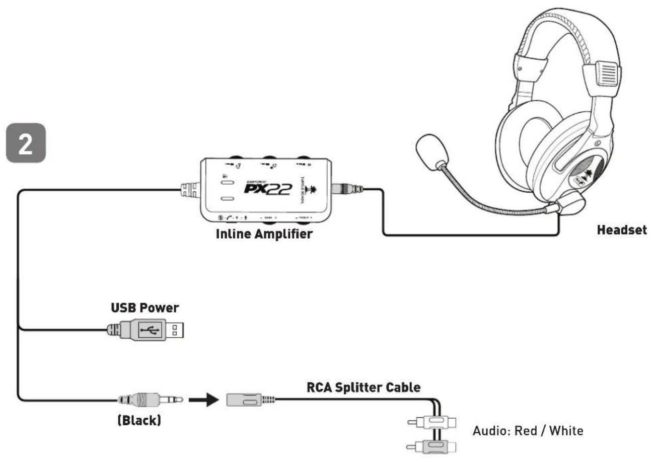 TURTLE BEACH ZBX0HW68868 - PS3™ Hardware Setup HDMI / RCA - 2