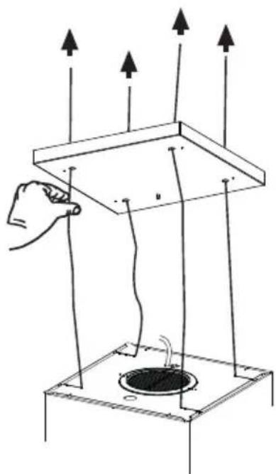 RANGEMASTER ZSTCM41BL - CONNECTING HOOD-PLATE CABLES - 1
