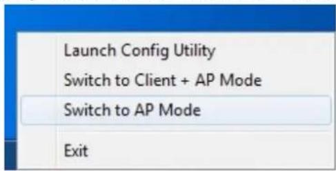 Planet WDL-U600AC - Switch between AP Mode - 1
