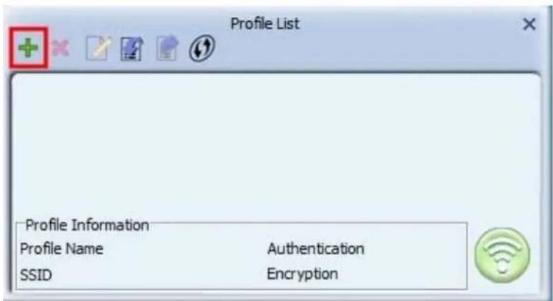 Planet WDL-U600AC - Adding a new profile - 1
